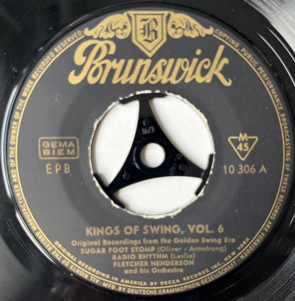 Fletcher Henderson And His Orchestra : Kings Of Swing Vol. 6 (7", EP)