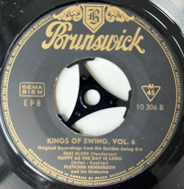 Fletcher Henderson And His Orchestra : Kings Of Swing Vol. 6 (7", EP)