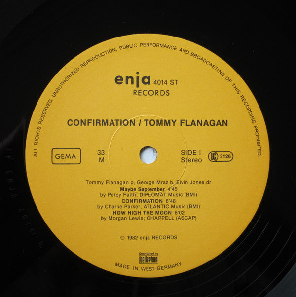 Tommy Flanagan : Confirmation (LP, Album)