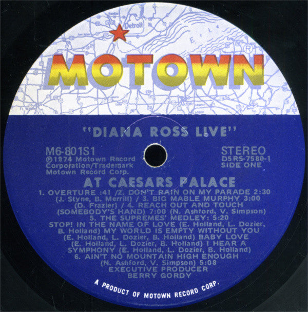 Diana Ross : Diana Ross Live At Caesars Palace (LP, Album)