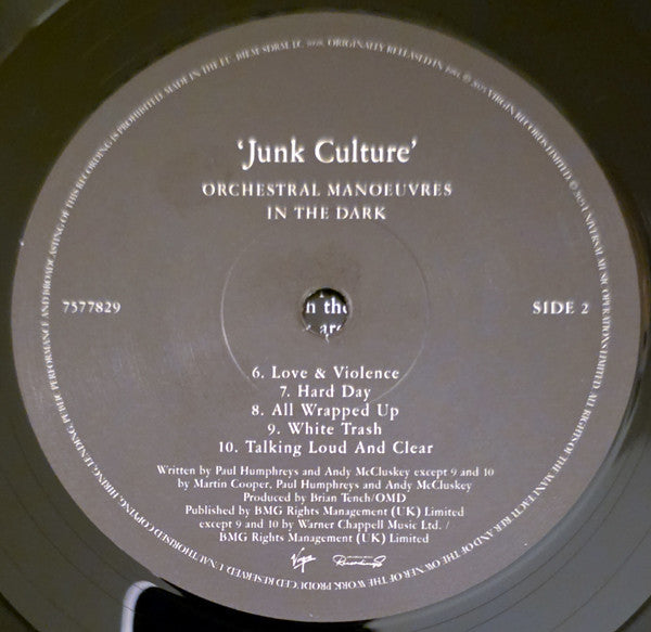Orchestral Manoeuvres In The Dark : Junk Culture (LP, Album, RE)