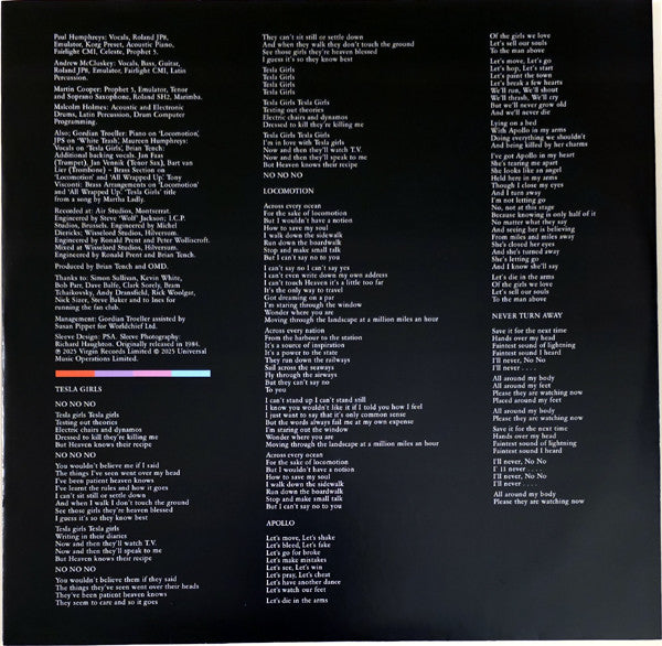 Orchestral Manoeuvres In The Dark : Junk Culture (LP, Album, RE)