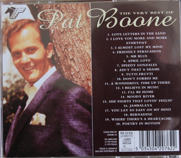 Pat Boone : The Very Best Of Pat Boone (CD, Comp)
