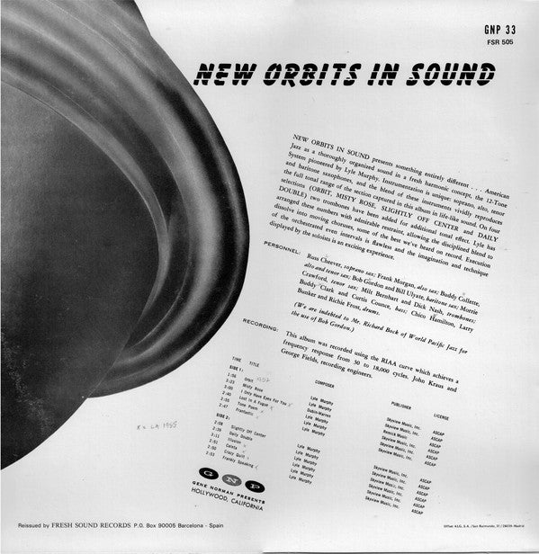 Lyle Murphy : New Orbits In Sound (LP, Album, Mono, Enh, RE)
