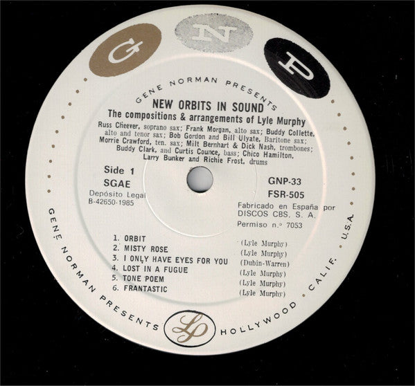 Lyle Murphy : New Orbits In Sound (LP, Album, Mono, Enh, RE)