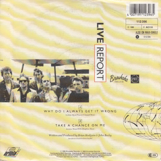 Live Report : Why Do I Always Get It Wrong (7", Single)