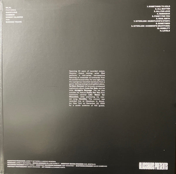 Bilal : Live At Glasshaus (2xLP, 140)