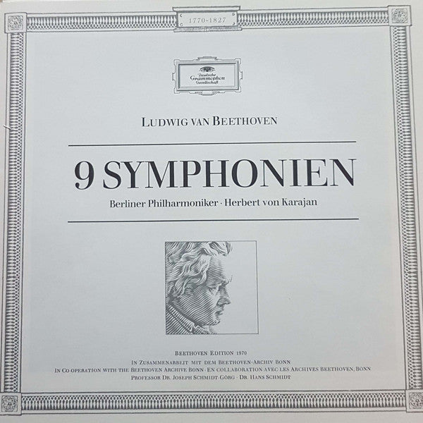 Herbert von Karajan - Berliner Philharmoniker : Beethoven Edition - 9 Symphonien (8xLP)
