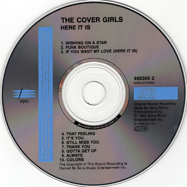 The Cover Girls : Here It Is (CD, Album)