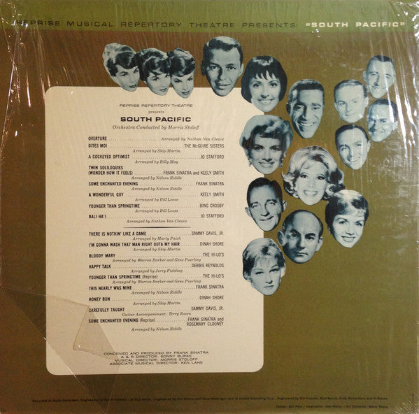 Various : Reprise Musical Repertory Theatre Presents South Pacific (LP, Comp)