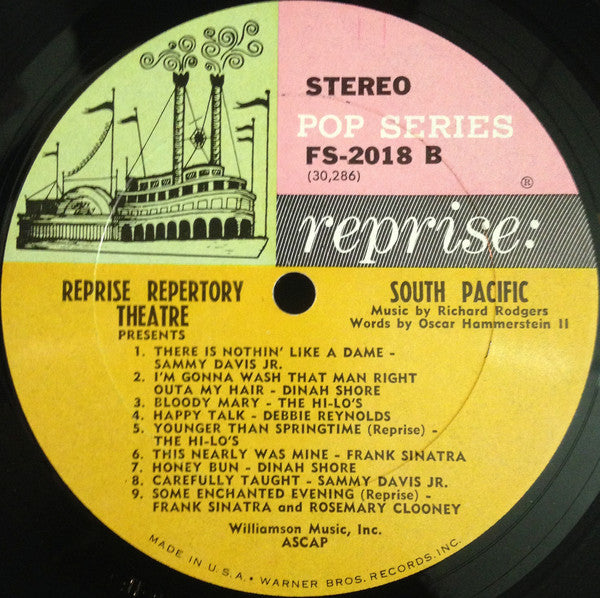 Various : Reprise Musical Repertory Theatre Presents South Pacific (LP, Comp)