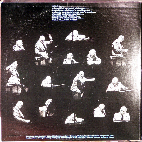 Stan Kenton : Solo: Stan Kenton Without His Orchestra (LP)