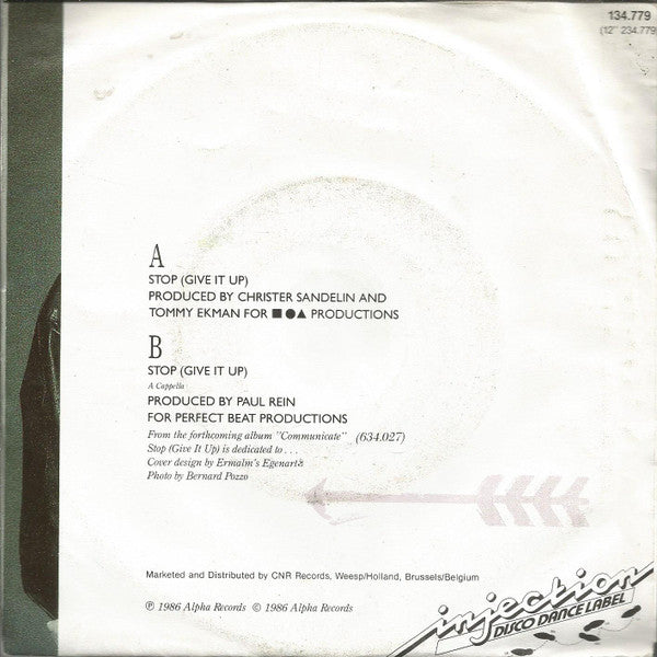 Paul Rein : Stop (Give It Up) (7", Single)