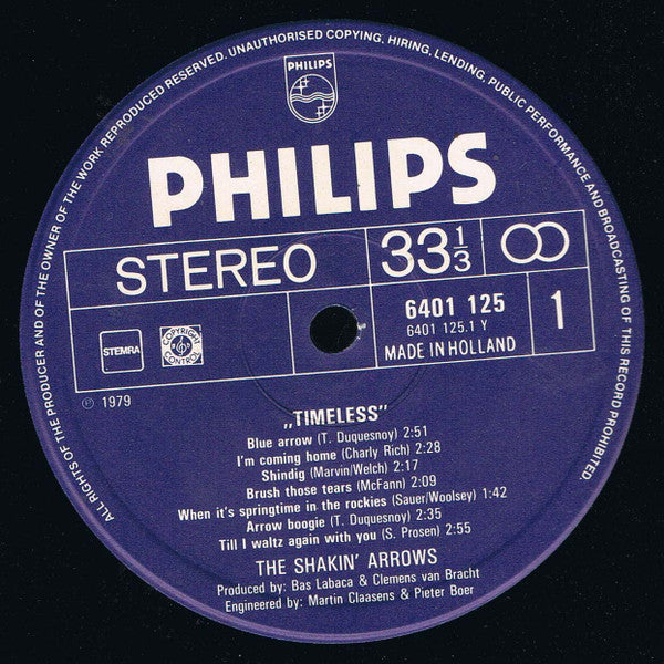 The Shakin' Arrows : Timeless (LP)