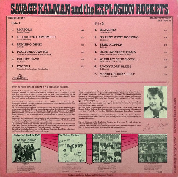 Savage Kalman And The Explosion Rockets : Savage Kalman And The Explosion Rockets (LP)