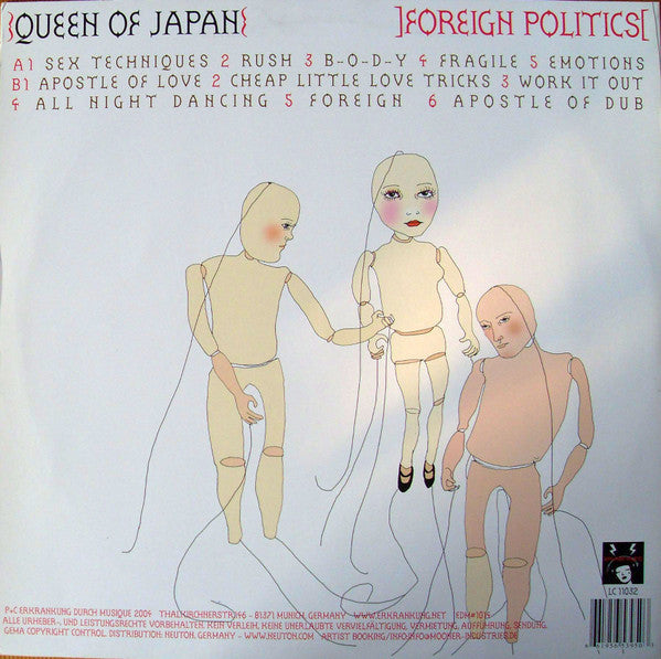 Queen Of Japan : Foreign Politics (LP, Album)