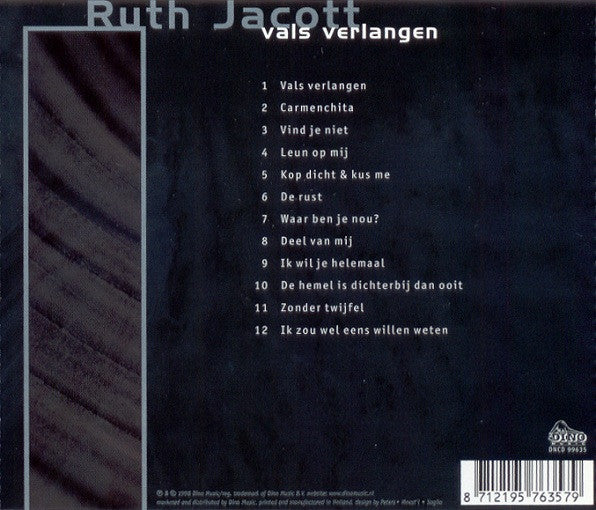 Ruth Jacott : Vals Verlangen (CD, Album)