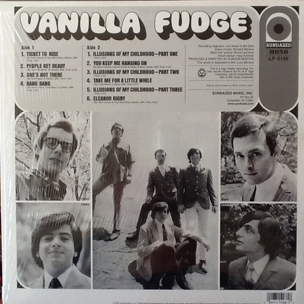 Vanilla Fudge : Vanilla Fudge (LP, Album, Mono, RE, 180)