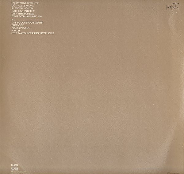 Natali Kaufmann : Enlèvement Demandé (LP, Album)