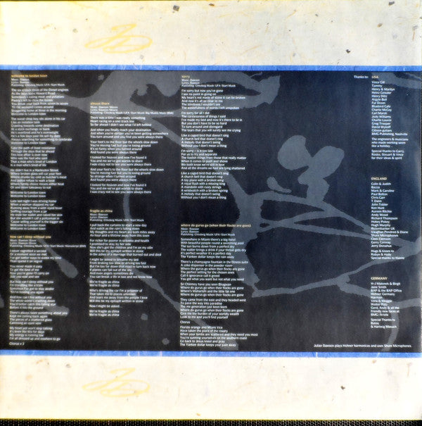 Julian Dawson : Fragile As China (LP, Album)