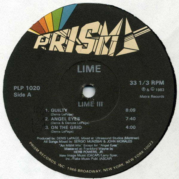 Lime (2) : Lime 3 (LP, Album)