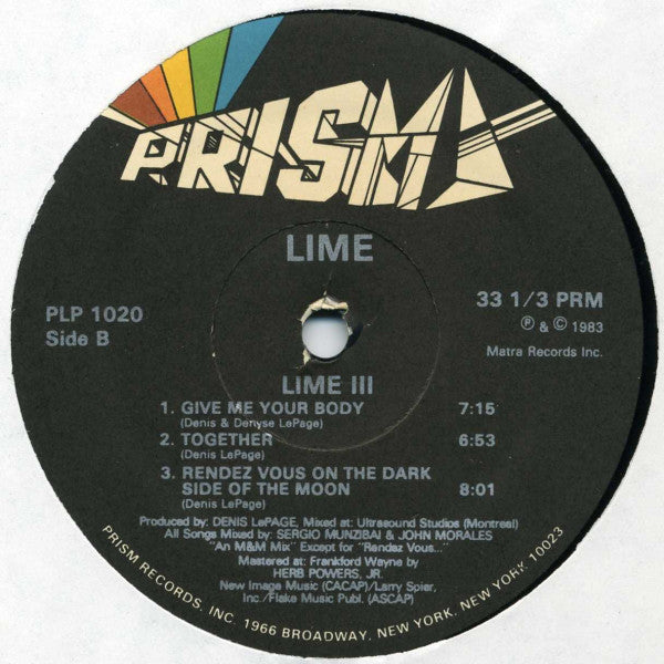 Lime (2) : Lime 3 (LP, Album)