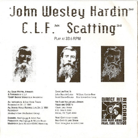 Chain Link Fence : John Wesley Hardin (7")