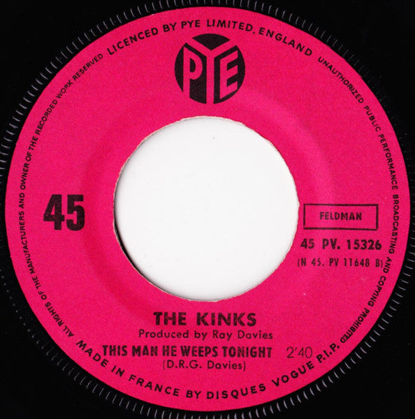 The Kinks : Shangrila (7", Single)