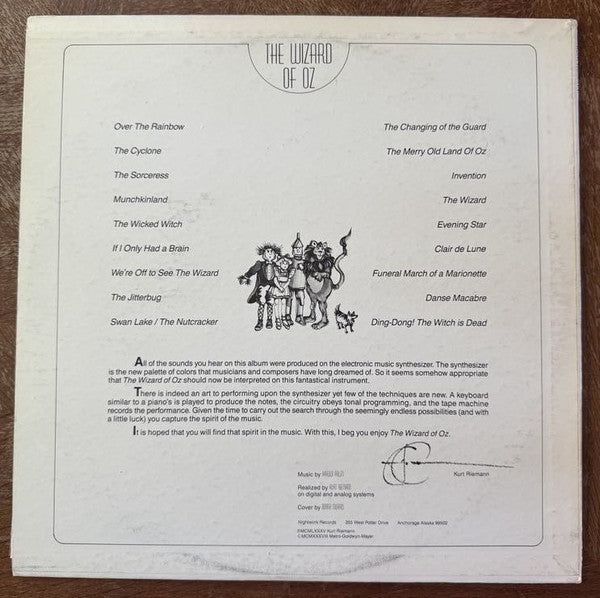 Kurt Riemann : The Wizard Of Oz (LP)