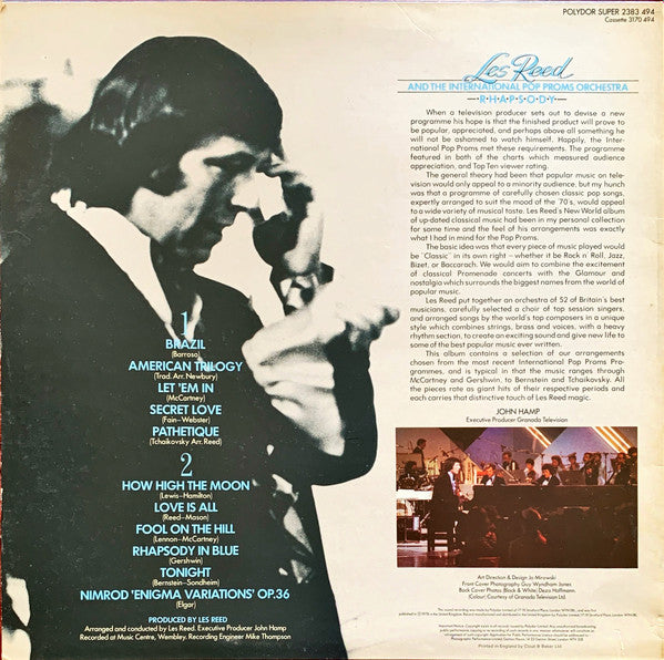 Les Reed & The International Pop Proms Orchestra : Rhapsody (LP)