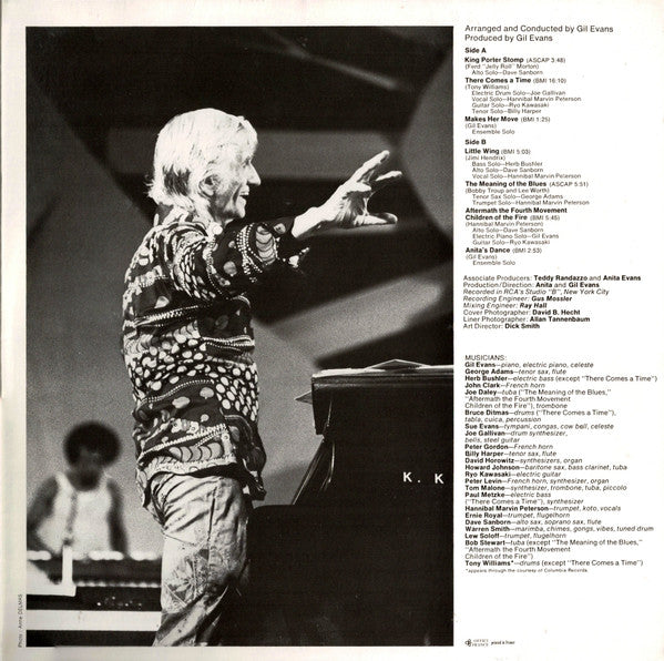 Gil Evans And His Orchestra : There Comes A Time (LP, Album, RE, Gat)