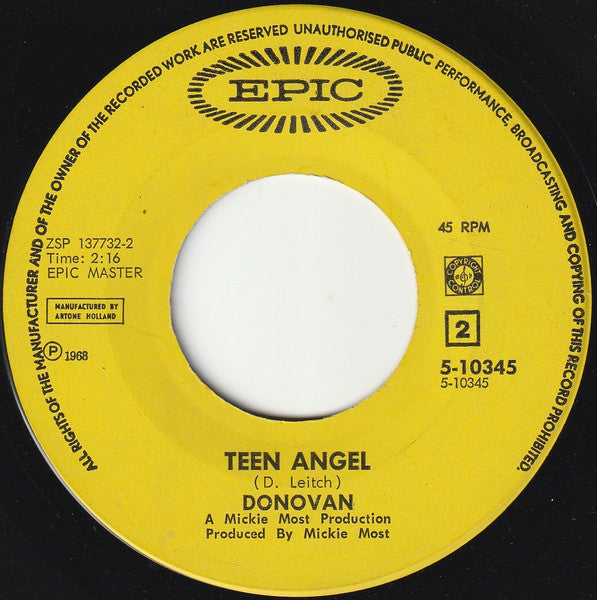 Donovan : The Hurdy Gurdy Man (7", Single)