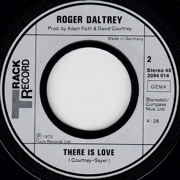 Roger Daltrey : Thinking (7", Single)