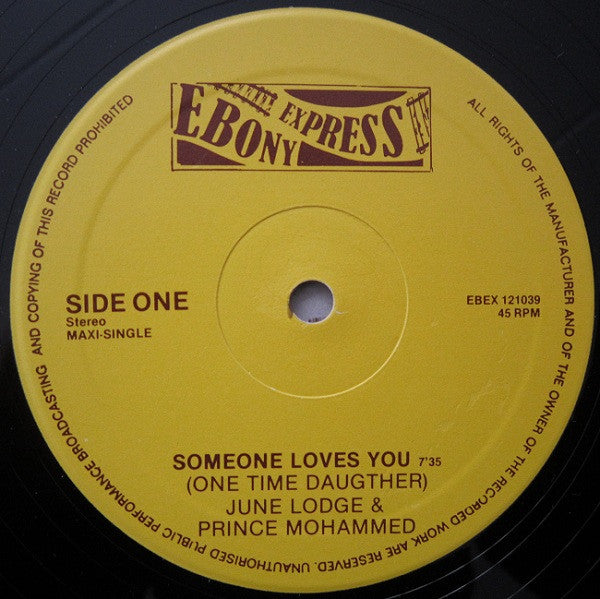 June Lodge : One Time Daughter / Lover Man Style (12")