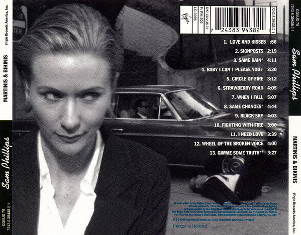 Sam Phillips : Martinis & Bikinis (CD, Album)