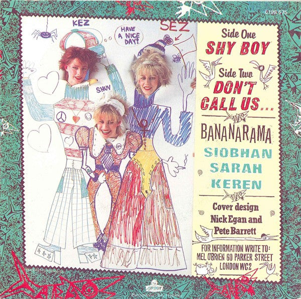 Bananarama : Shy Boy (7", Single)