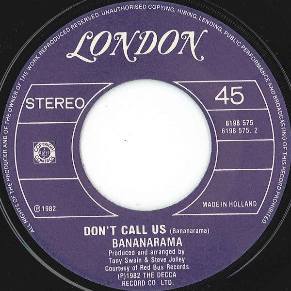 Bananarama : Shy Boy (7", Single)