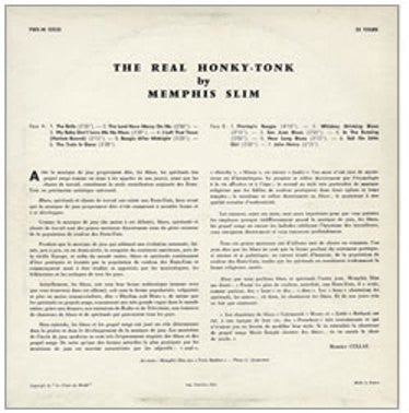 Memphis Slim : Memphis Slim And The Real Honky Tonk (LP, Album)