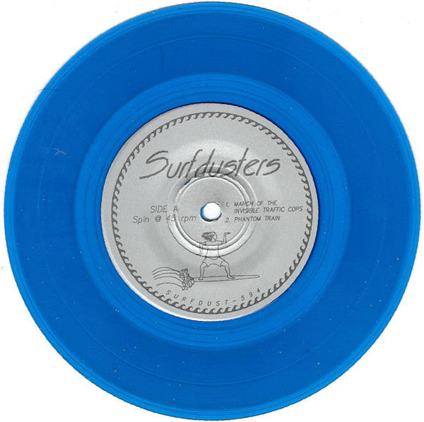 The Surfdusters : Waves Of Pleasure (7", EP, Blu)