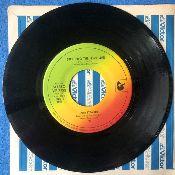 エイミー・スチュワート* = Amii Stewart : ジェラシー = Jealousy B/W ラブ・ライン = Step Into The Love Line (7", Single)