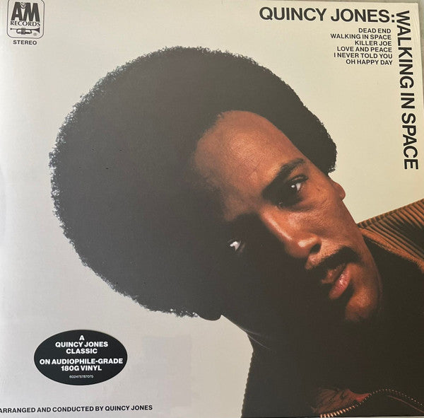 Quincy Jones : Walking in Space (LP, Album, RE, 180)