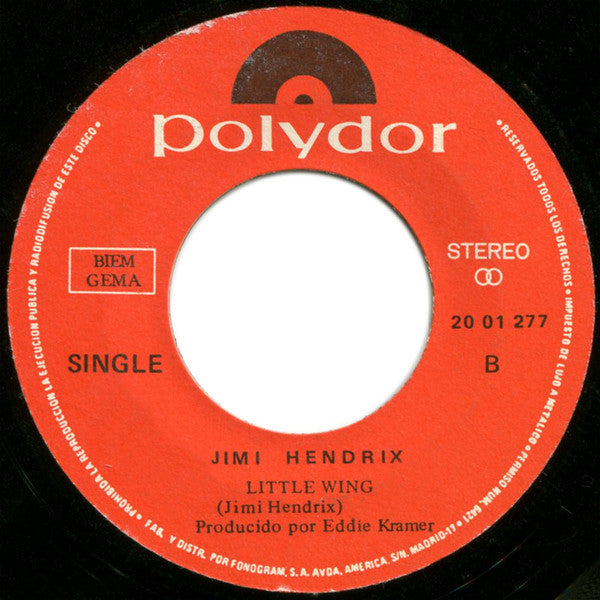 Jimi Hendrix : Johnny B. Goode / Little Wing (7", Single)