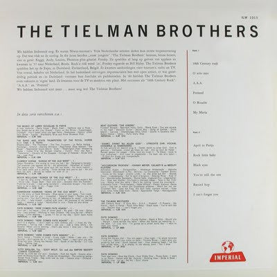 Tielman Brothers : The Tielman Brothers (LP, Album, Mono)