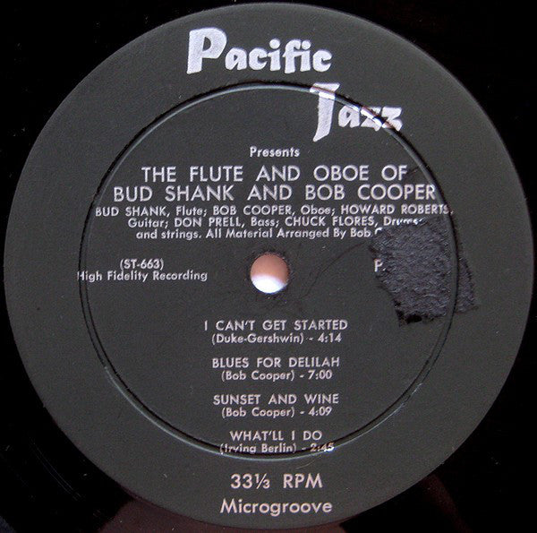 Bud Shank / Bob Cooper : Flute 'N Oboe (LP, Album, Mono)