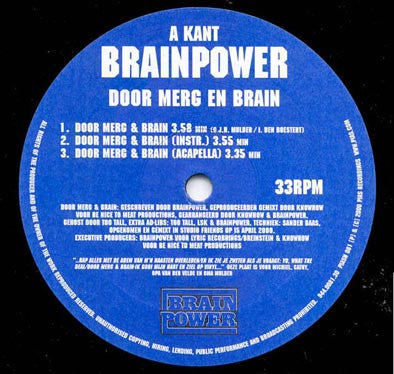 Brainpower : Door Merg & Brain (12")