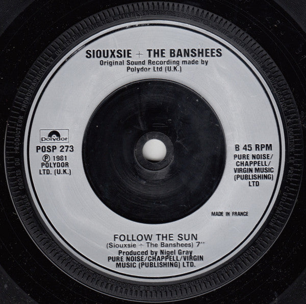 Siouxsie And The Banshees* : Spellbound (7", Single, Sil)