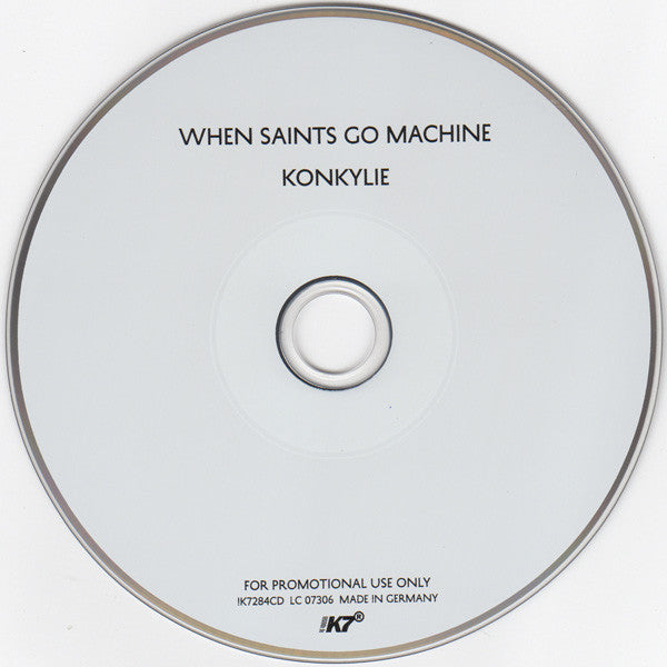 When Saints Go Machine : Konkylie (CD, Album, Promo, Car)
