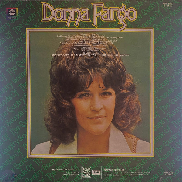Donna Fargo : The Country Sounds Of Donna Fargo (LP, Album, RE)