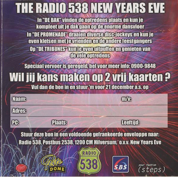 Various : 538 Dance Smash Mix '98 - The Monster Mix Of The Year (2xCD, Mixed)