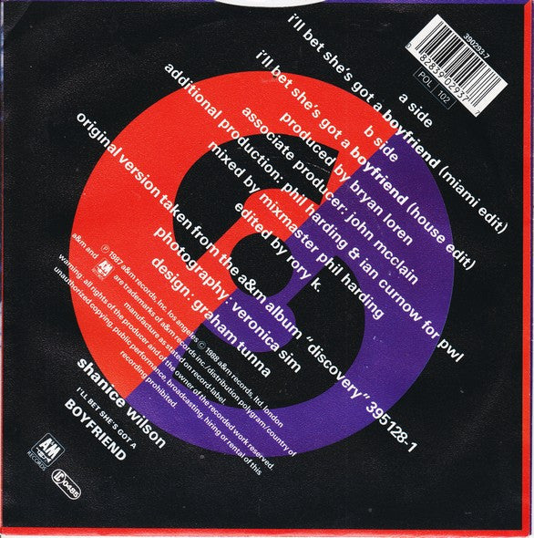 Shanice Wilson : I'll Bet She's Got A Boyfriend (7")